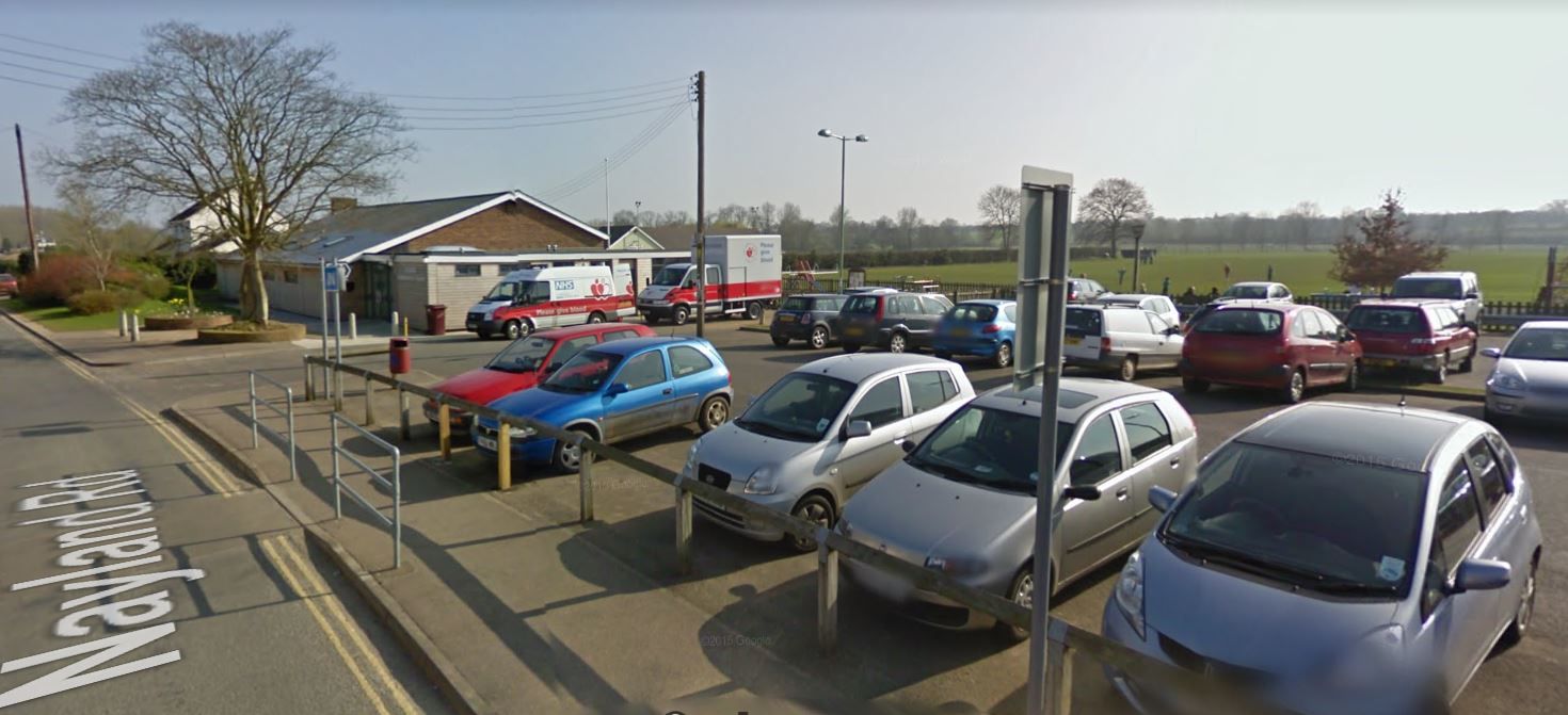 Bures car park